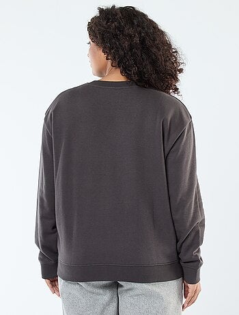 Sweatshirt em moletão com estampado 'Def Leppard'