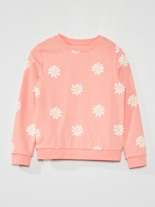Sweatshirt em moletão com estampado fantasia - Kiabi