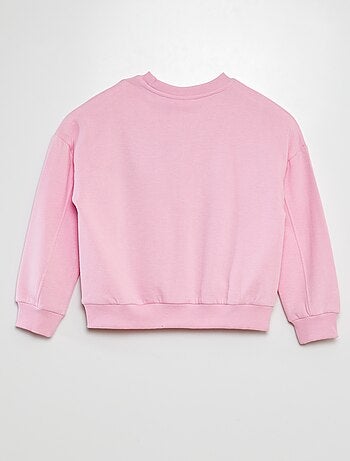 Sweatshirt em moletão com estampado 'Hot Wheels'