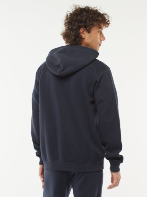 Sweatshirt em moletão com fecho com capuz - Kiabi