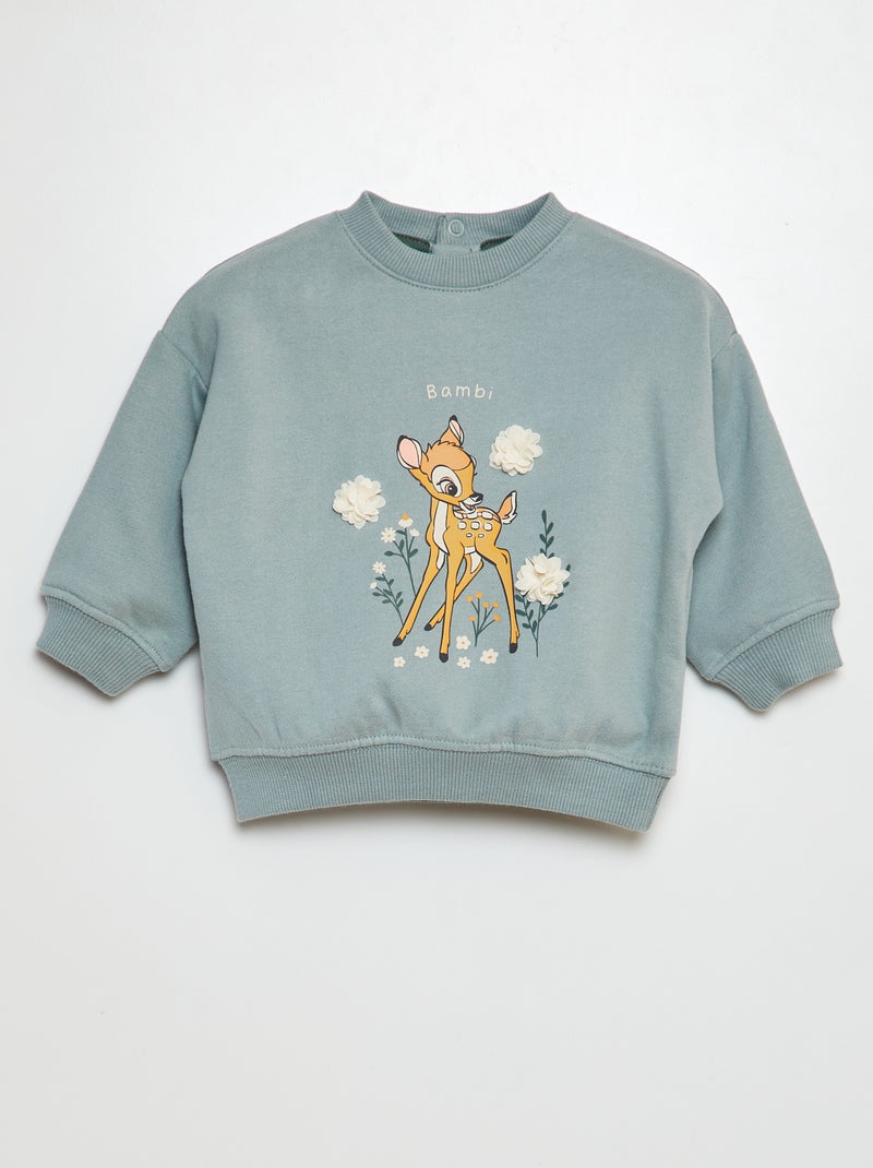 Sweatshirt em moletão 'Disney' AZUL - Kiabi