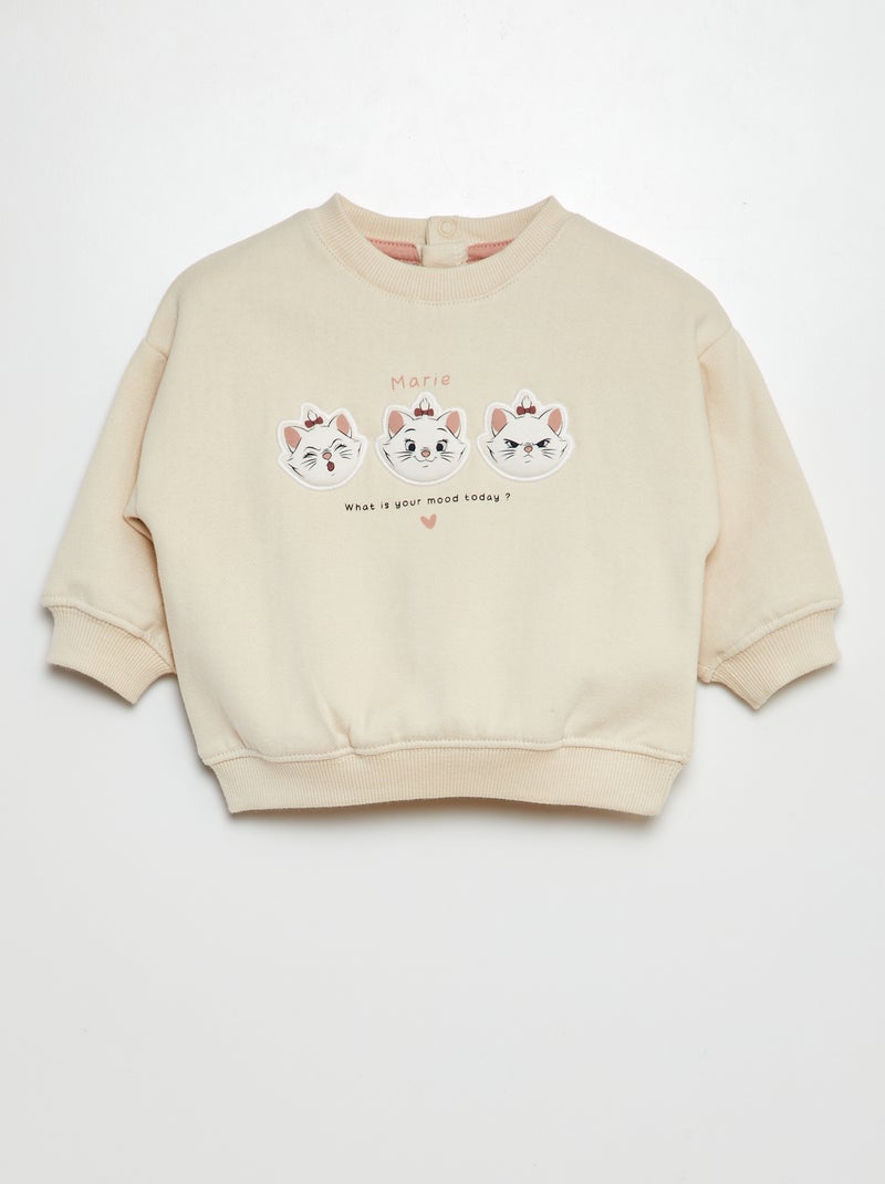 Sweatshirt em moletão 'Disney' BRANCO - Kiabi