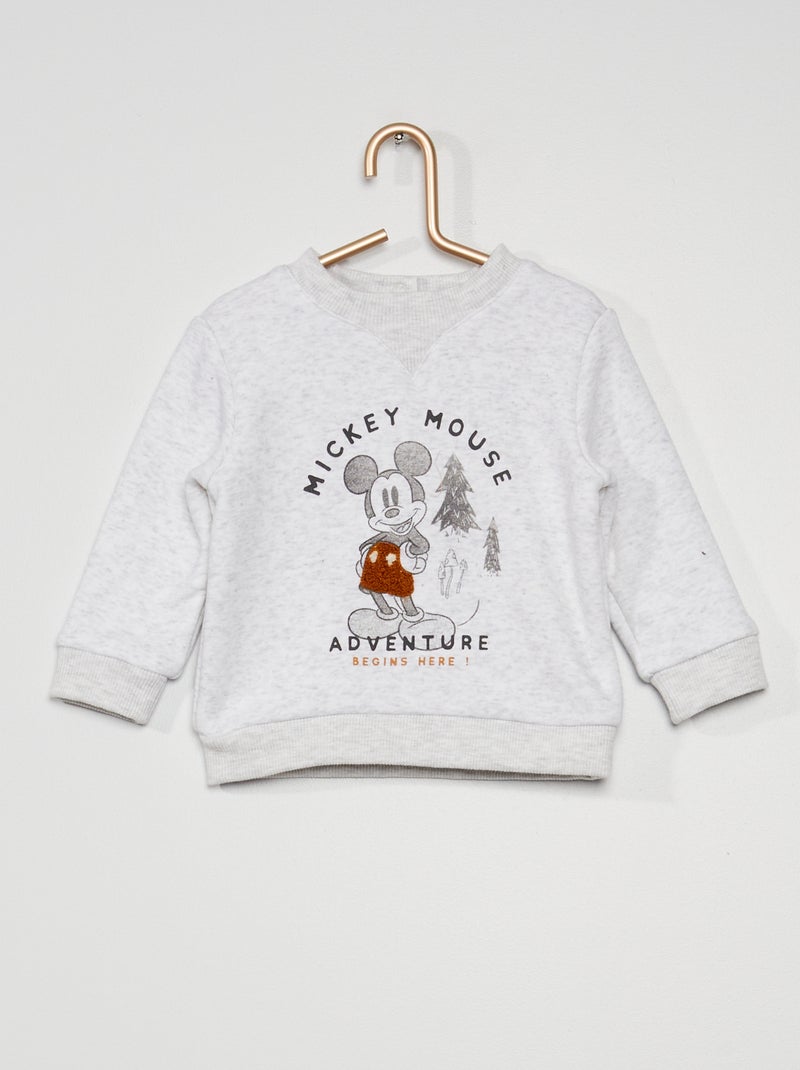 Sweatshirt em moletão 'Disney' CINZA - Kiabi