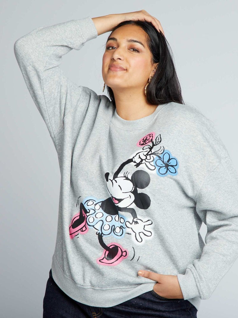 Sweatshirt em moletão 'Disney' 'O Rei Leão' CINZA - Kiabi
