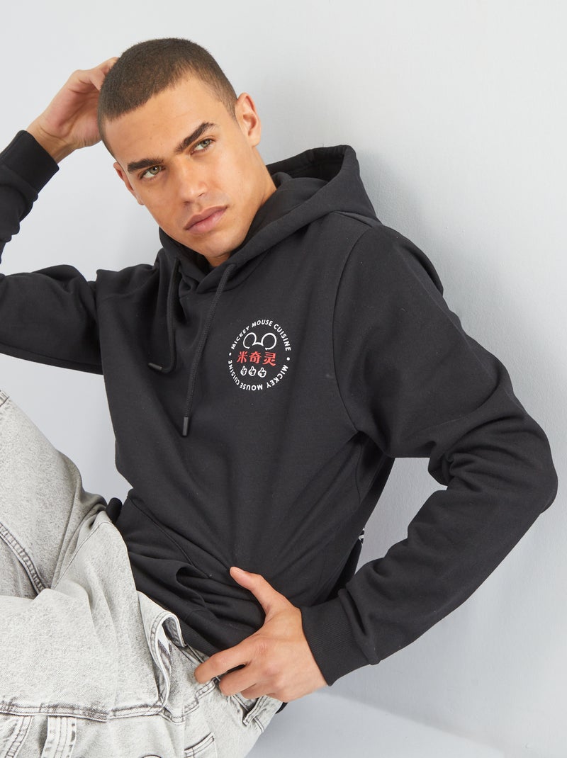 Sweatshirt em moletão 'Disney' PRETO - Kiabi