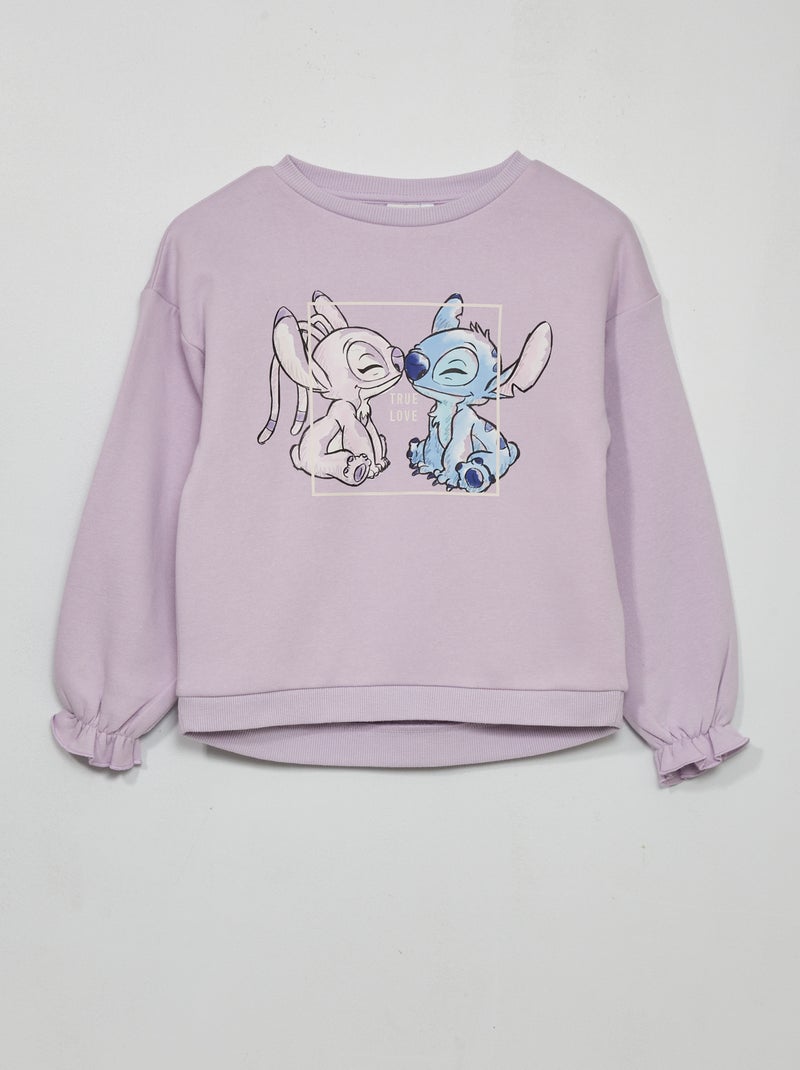 Sweatshirt em moletão 'Disney' VIOLETA - Kiabi