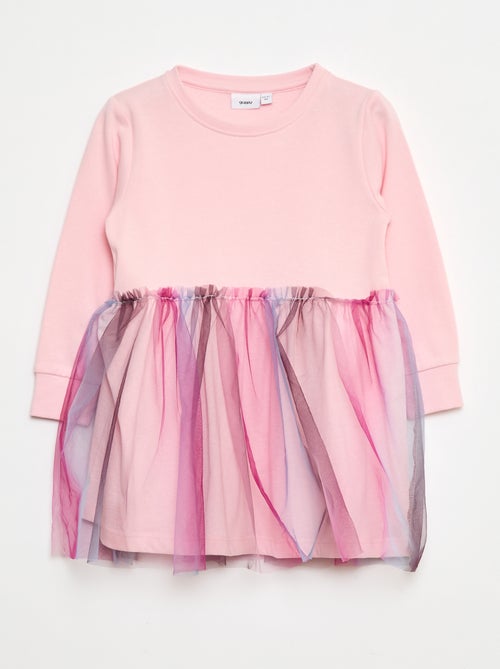 Sweatshirt em moletão e tule - Guppy - Kiabi