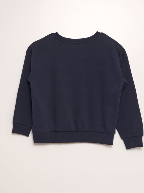 Sweatshirt em moletão estampada - Irmão e irmã - Kiabi