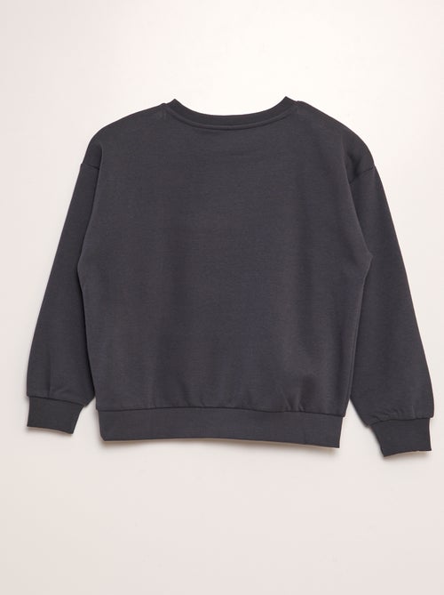 Sweatshirt em moletão estampada - Irmão e irmã - Kiabi