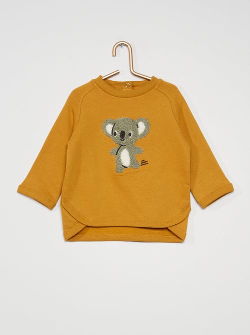 Sweatshirt em moletão estampada - Kiabi