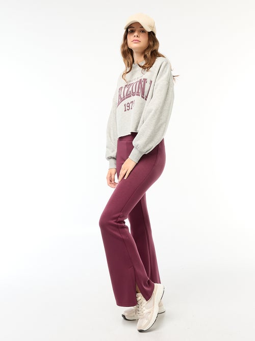 Sweatshirt em moletão estampado - Kiabi