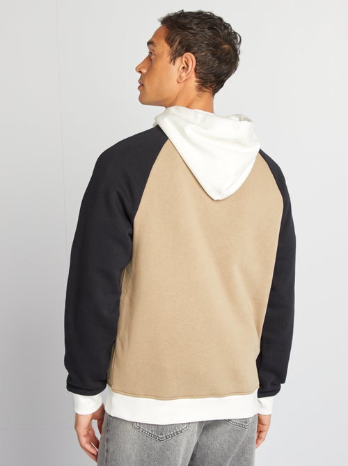 Sweatshirt em moletão estilo universidade americana - Kiabi