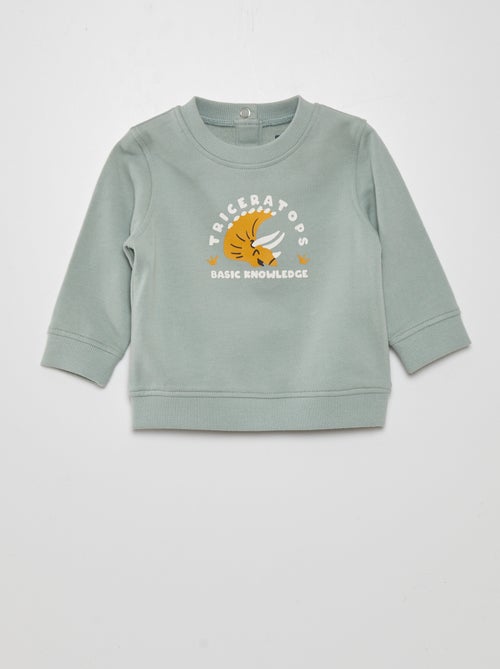 Sweatshirt em moletão fino - Kiabi