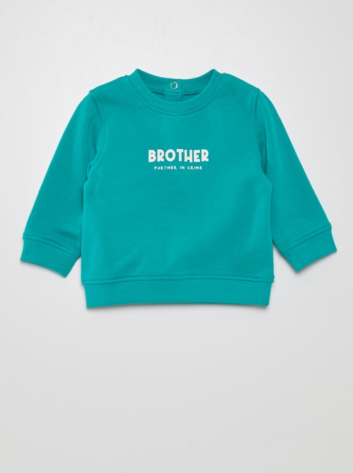 Sweatshirt em moletão fino - Kiabi