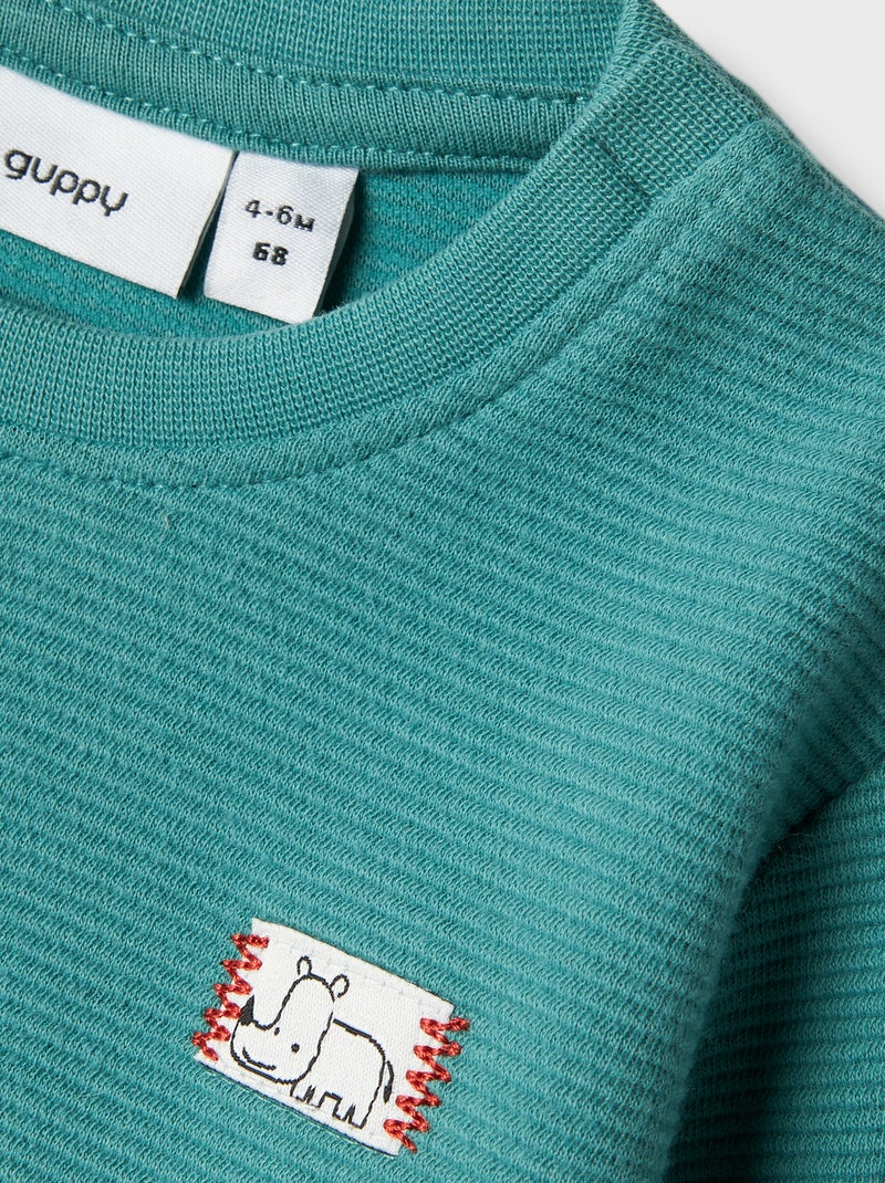 Sweatshirt em moletão 'Guppy' VERDE - Kiabi