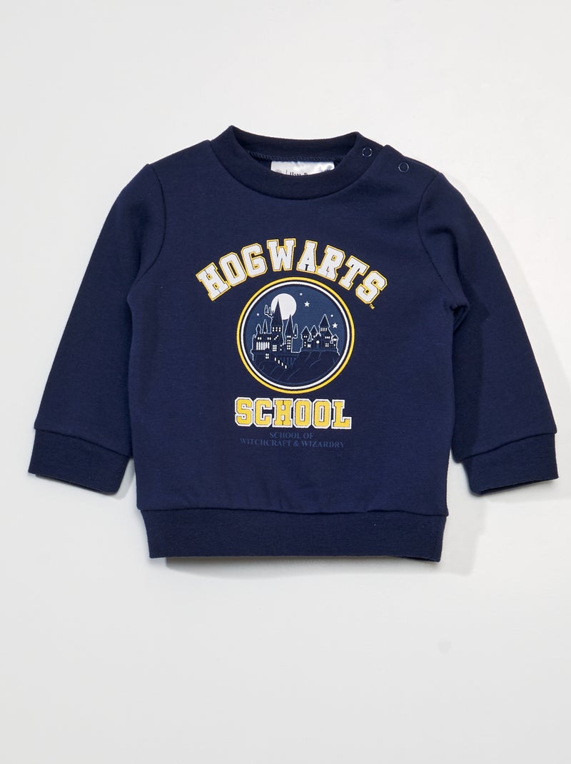 Sweatshirt em moletão 'Harry Potter' AZUL - Kiabi