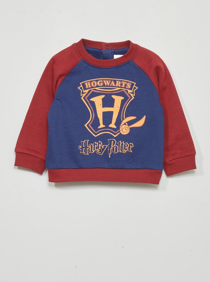 Sweatshirt em moletão 'Harry Potter' AZUL - Kiabi