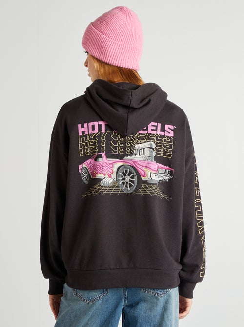 Sweatshirt em moletão 'Hot Wheels' com capuz - Kiabi