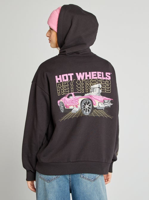 Sweatshirt em moletão 'Hot Wheels' com capuz - Kiabi