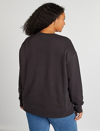 Sweatshirt em moletão 'Hot Wheels'