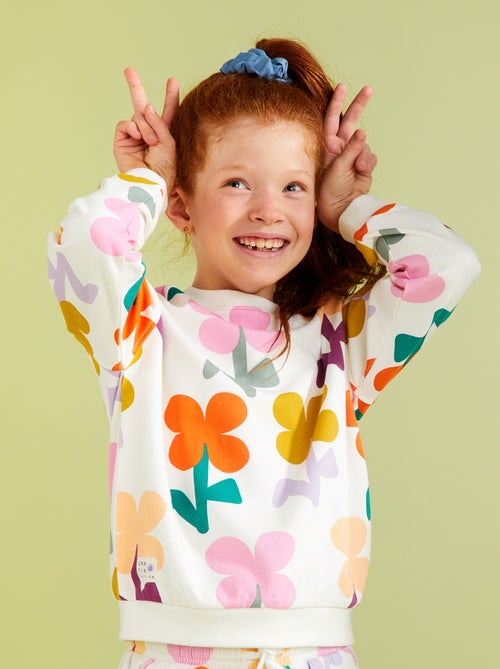Sweatshirt em moletão leve - Grafik Edition - Kiabi
