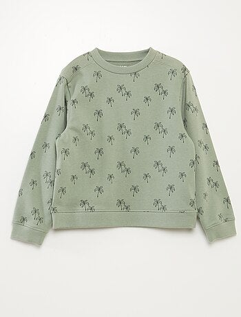 Sweatshirt em moletão leve com motivo