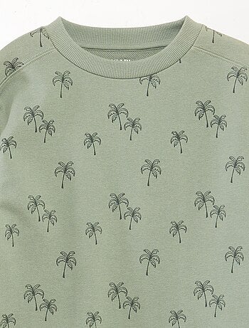 Sweatshirt em moletão leve com motivo