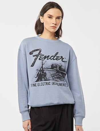 Sweatshirt em moletão leve 'Fender'