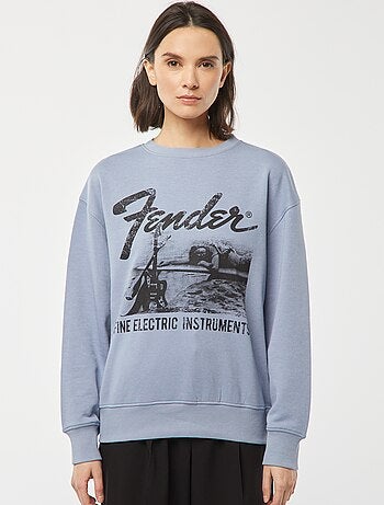 Sweatshirt em moletão leve 'Fender'