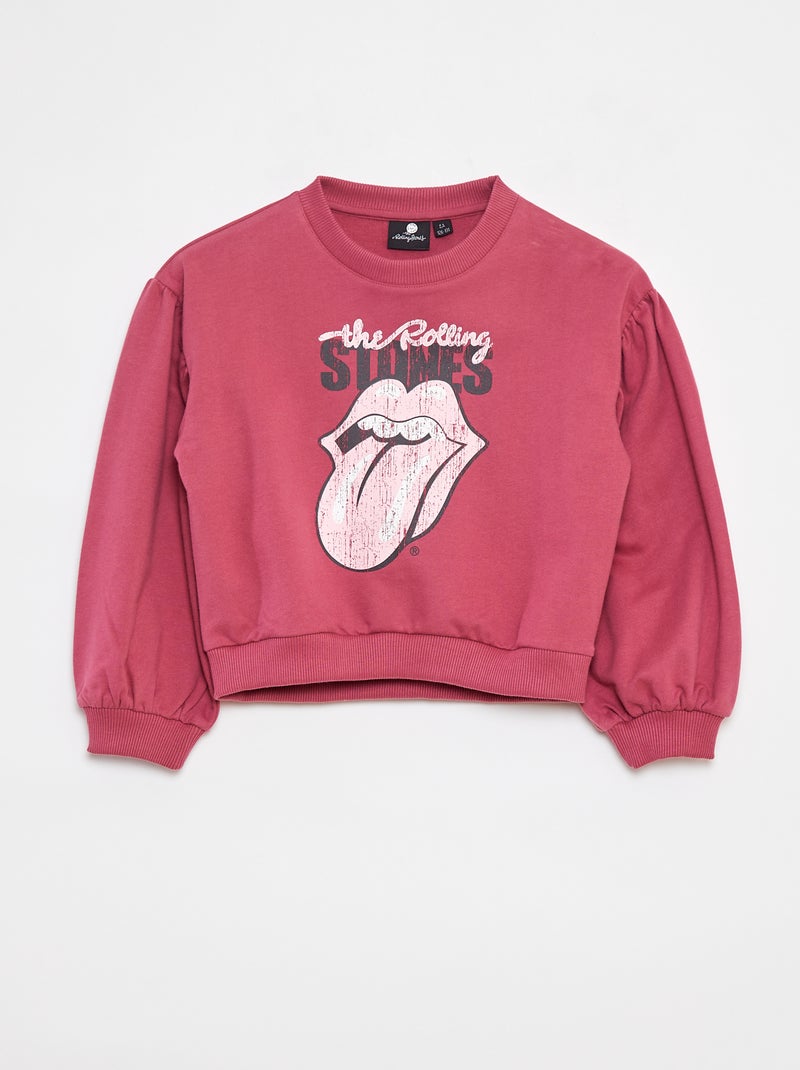 Sweatshirt em moletão leve 'The Rolling Stones' VIOLETA - Kiabi