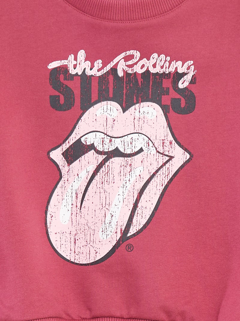 Sweatshirt em moletão leve 'The Rolling Stones' VIOLETA - Kiabi