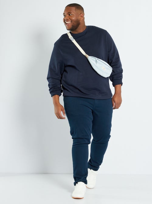 Sweatshirt em moletão liso - Kiabi