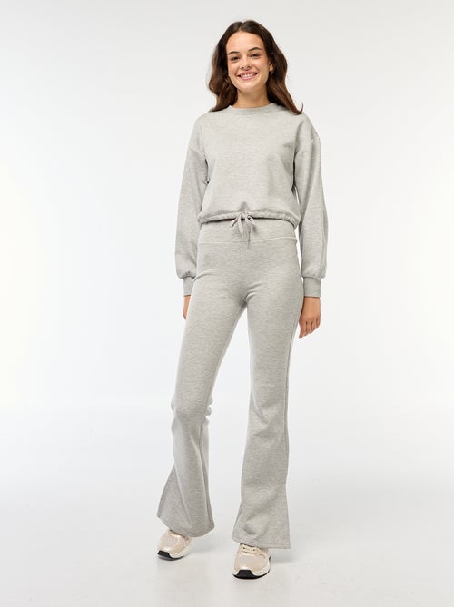 Sweatshirt em moletão liso suave e quente - Kiabi