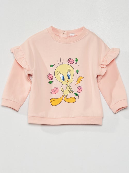 Sweatshirt em moletão 'Looney Tunes' - Kiabi