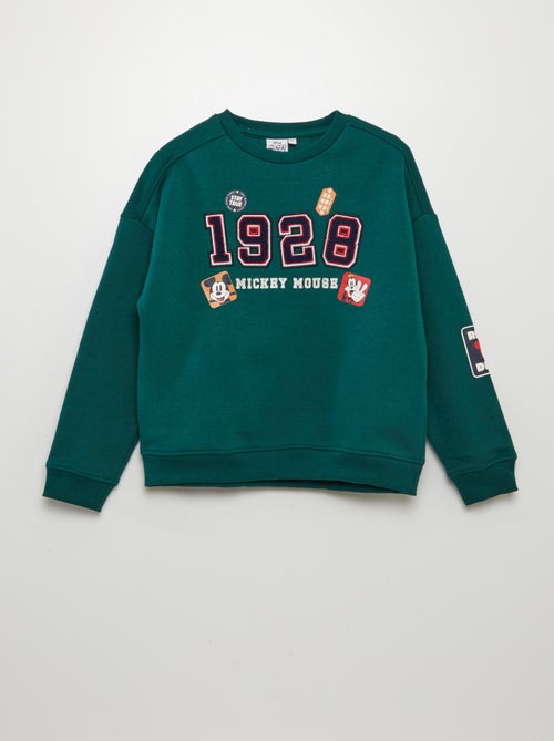 Sweatshirt em moletão 'Mickey' - Kiabi