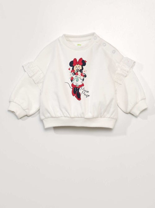 Sweatshirt em moletão 'Minnie' - Kiabi