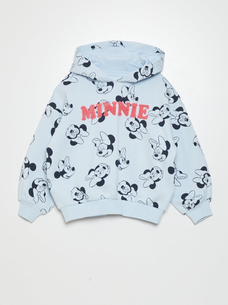 Sweatshirt em moletão 'Minnie' da 'Disney' AZUL - Kiabi