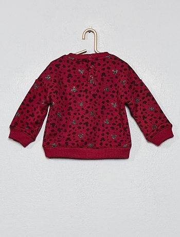Sweatshirt em moletão 'Minnie' - Kiabi
