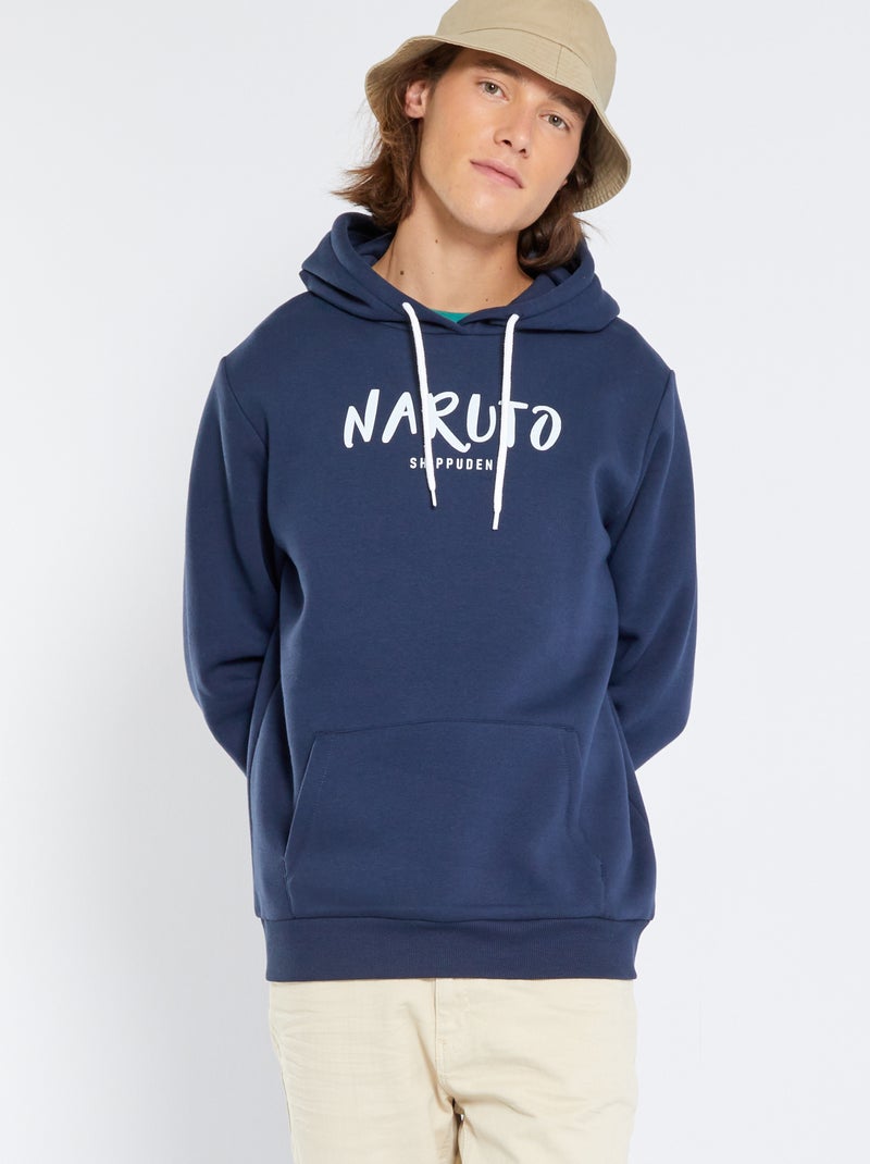 Sweatshirt em moletão 'Naruto' AZUL - Kiabi