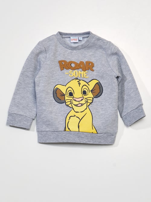 Sweatshirt em moletão 'O Rei Leão' 'Disney' - Kiabi