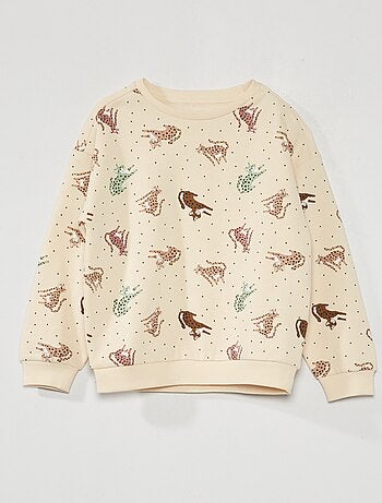 Sweatshirt em moletão 'pantera' - Kiabi