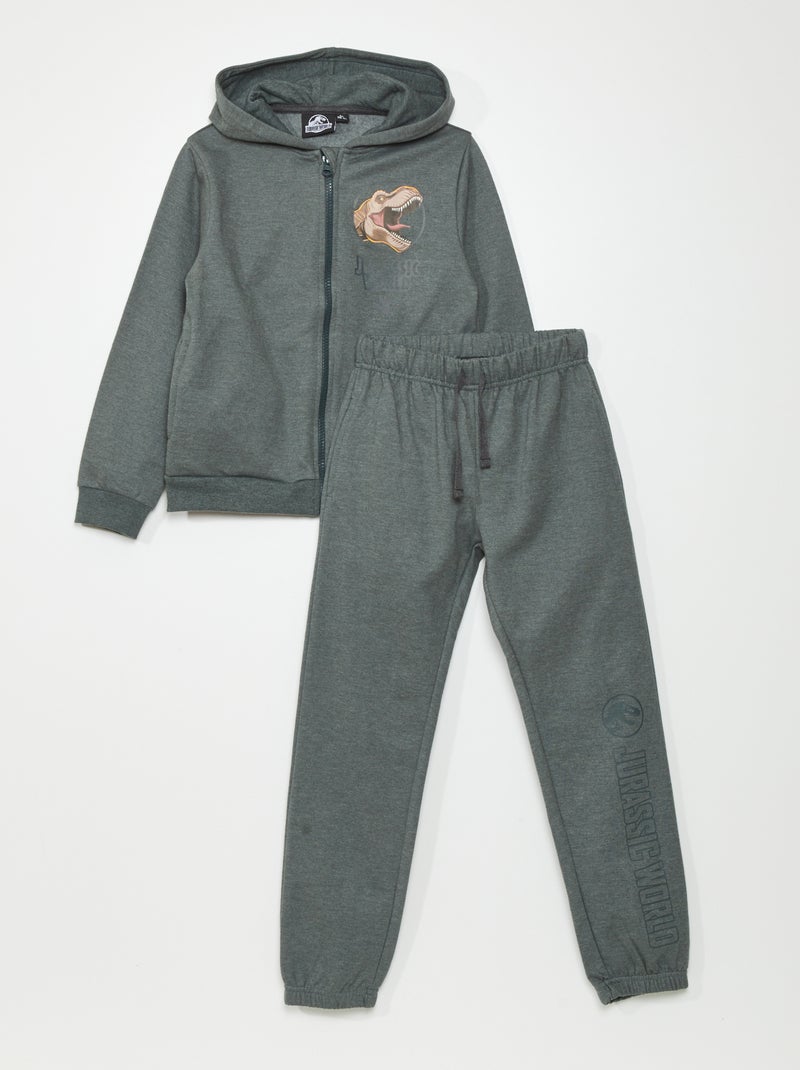 Sweatshirt em moletão 'Parque Jurássico' CAQUI - Kiabi