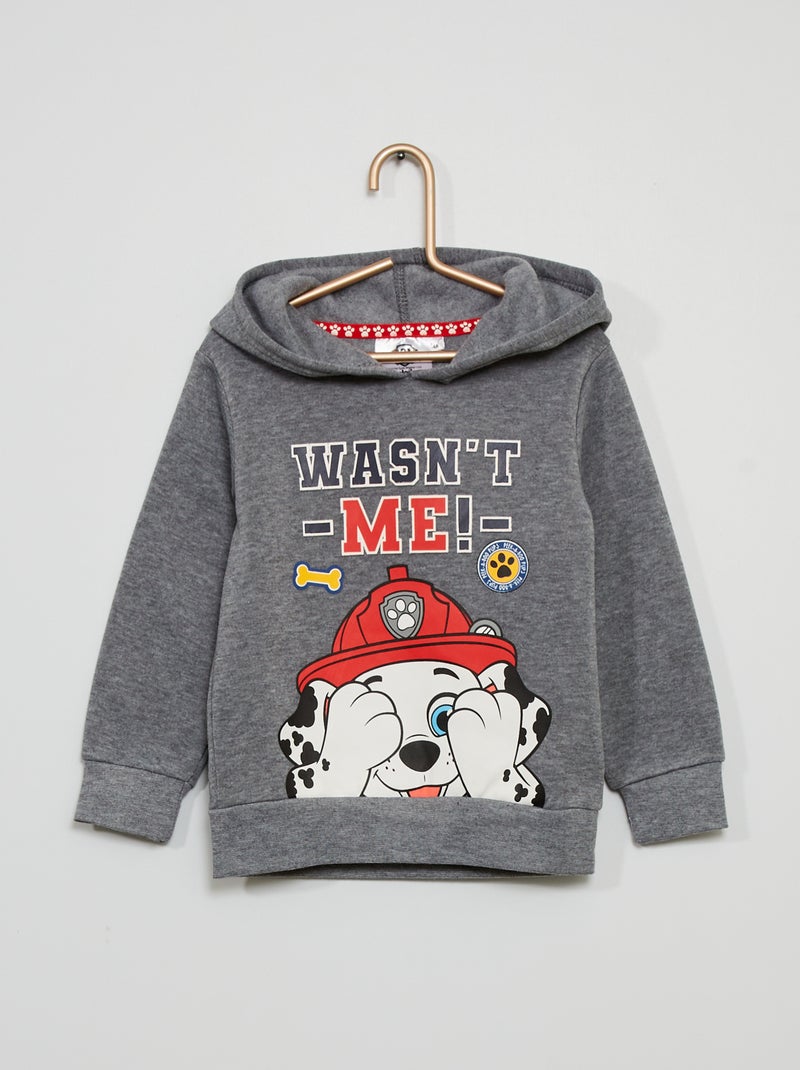 Sweatshirt em moletão 'Patrulha Pata' Cinza - Kiabi