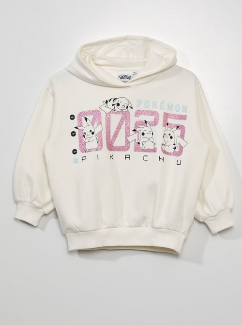Sweatshirt em moletão 'Pokémon' com capuz - Kiabi