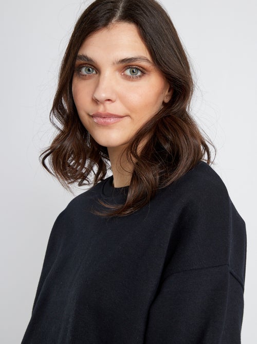 Sweatshirt em moletão - Kiabi