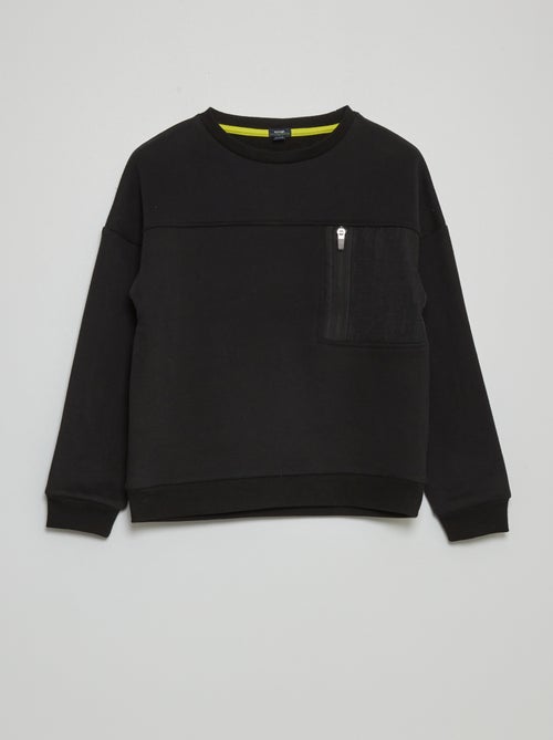 Sweatshirt em moletão - Kiabi