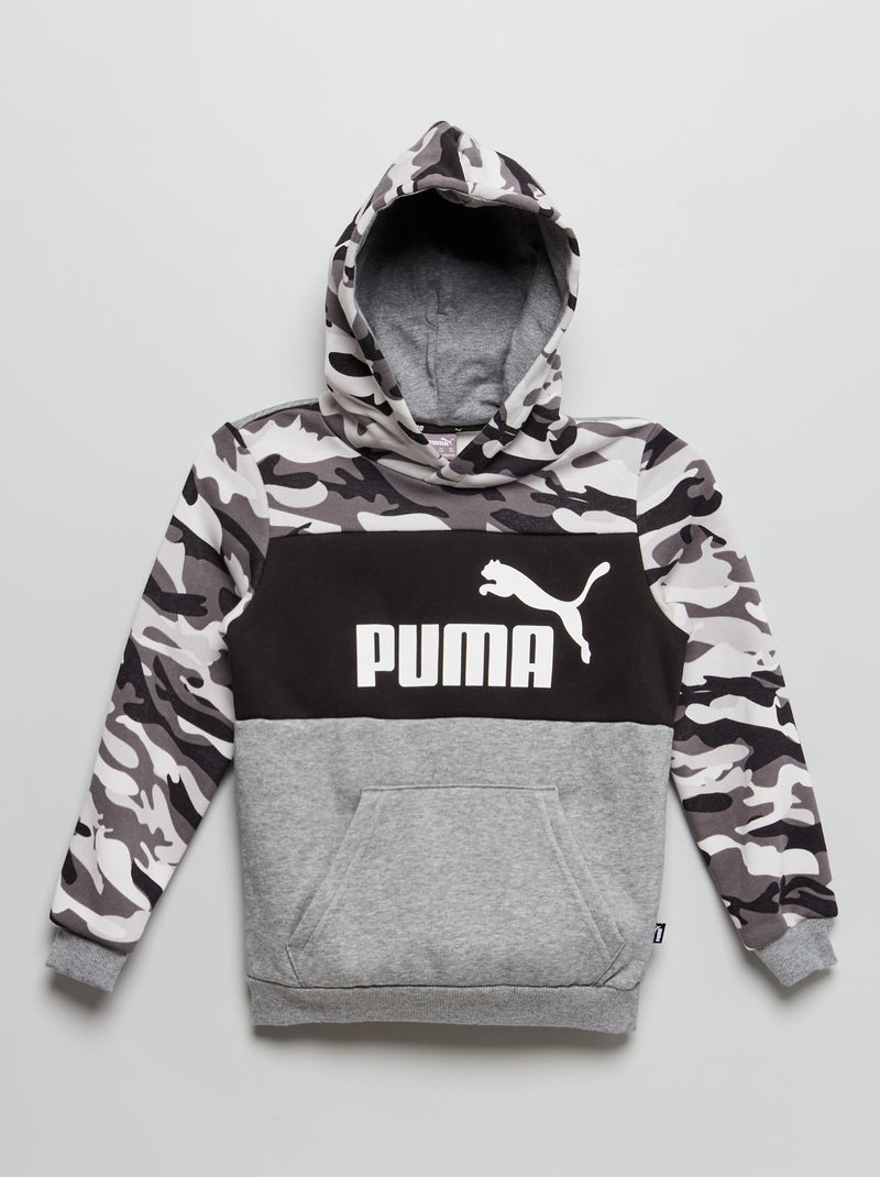 Sweatshirt em moletão 'Puma' CINZA - Kiabi