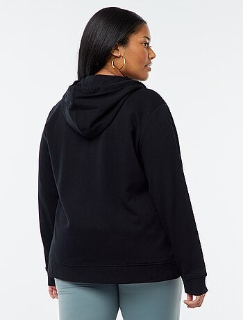 Sweatshirt em moletão quente com capuz