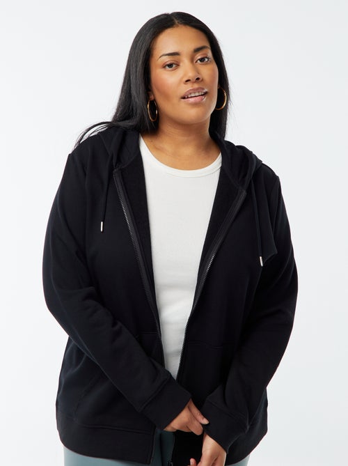 Sweatshirt em moletão quente com capuz - Kiabi