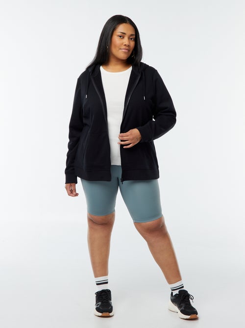 Sweatshirt em moletão quente com capuz - Kiabi